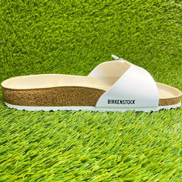 Birkenstock Madrid Birko-Flor Mens Size 9 Womens 11 White Walking Slide Sandals main image 8